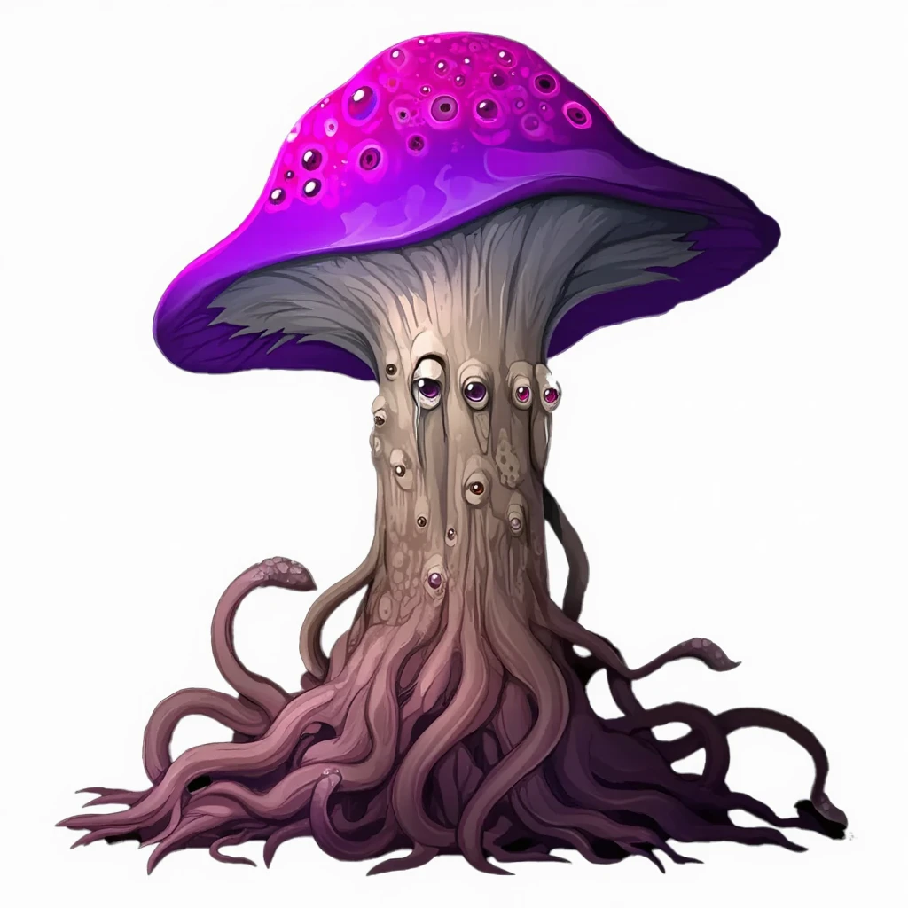 이미지 생성: 독버섯 몬스터