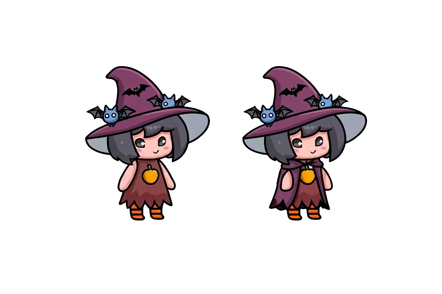 Redraw: Please add a cape to the character.