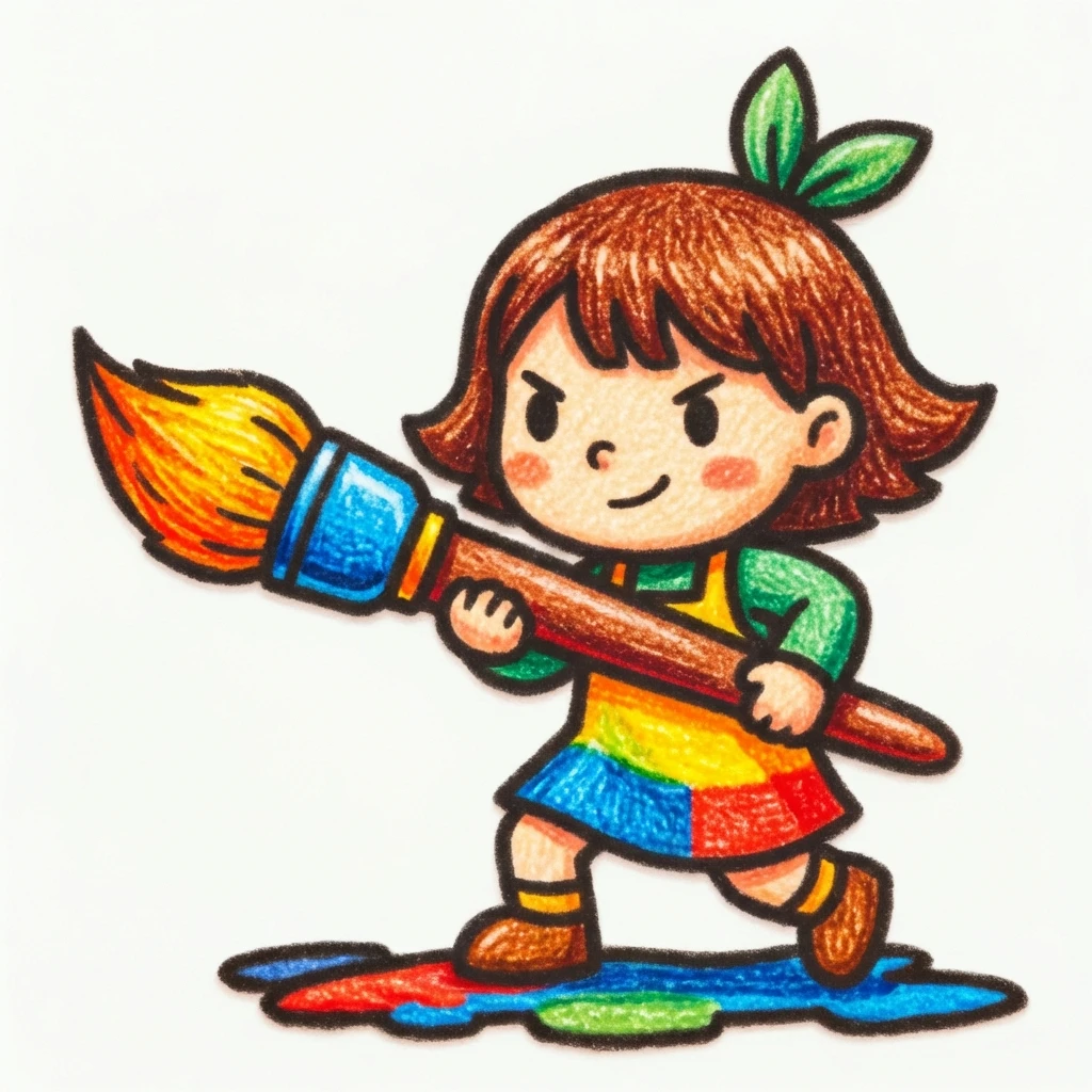 키즈 크레용 style preview image 0