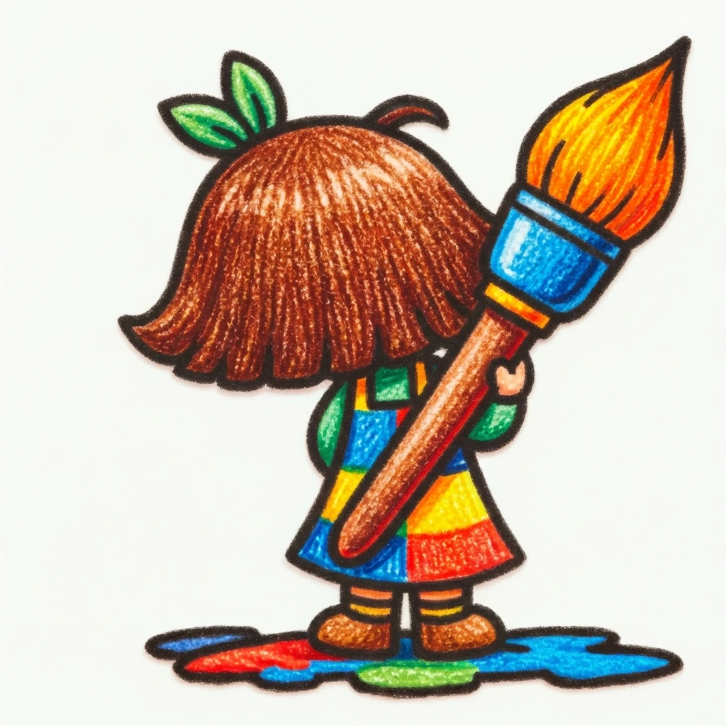 키즈 크레용 style preview image 1