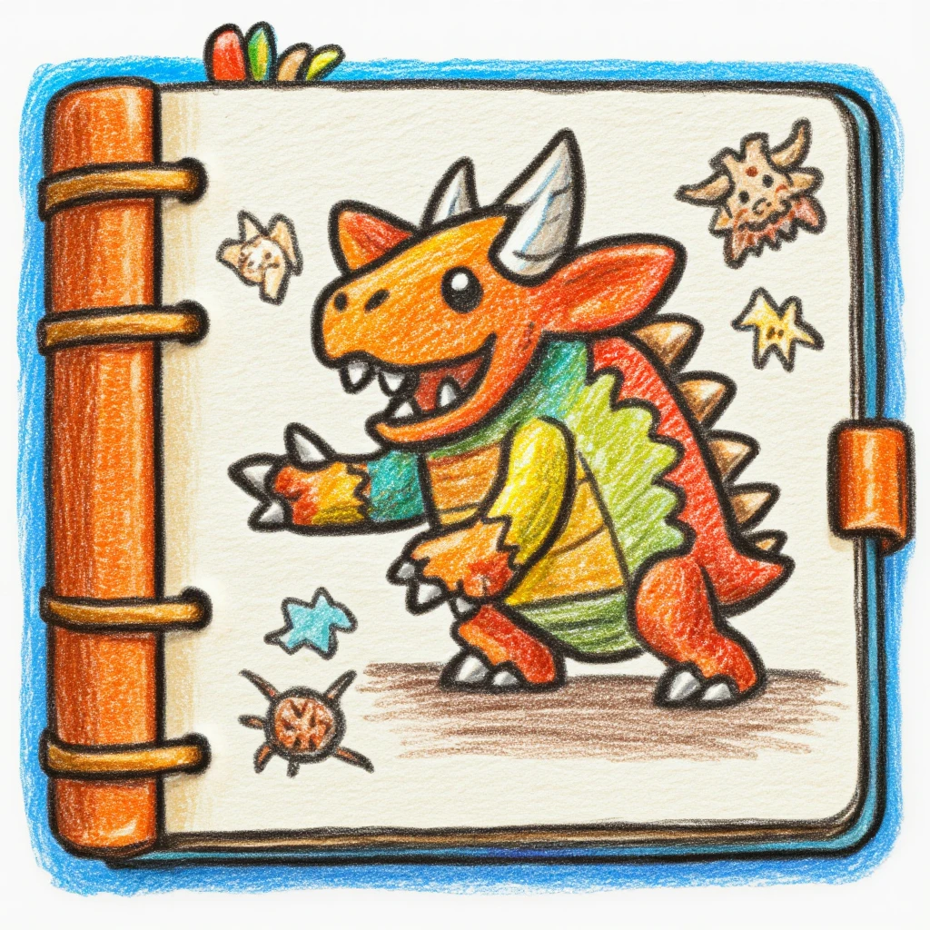 키즈 크레용 style preview image 3