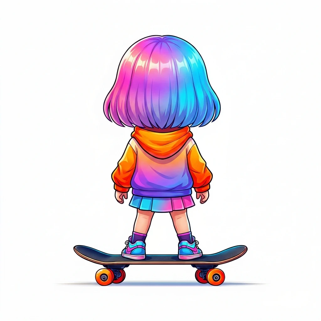 파스텔 네온 컬러 style preview image 1