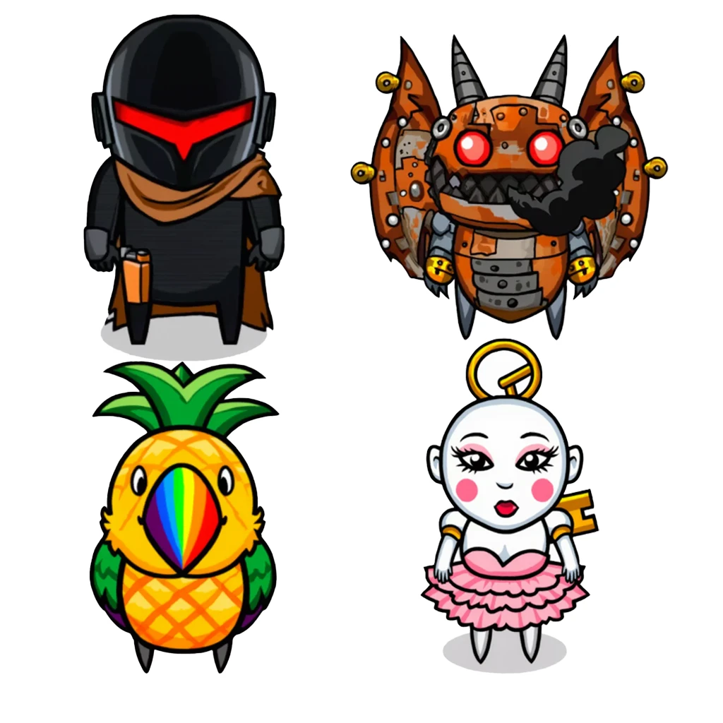 판타지 치비 귀여운 캐릭터 에셋 style preview image 3