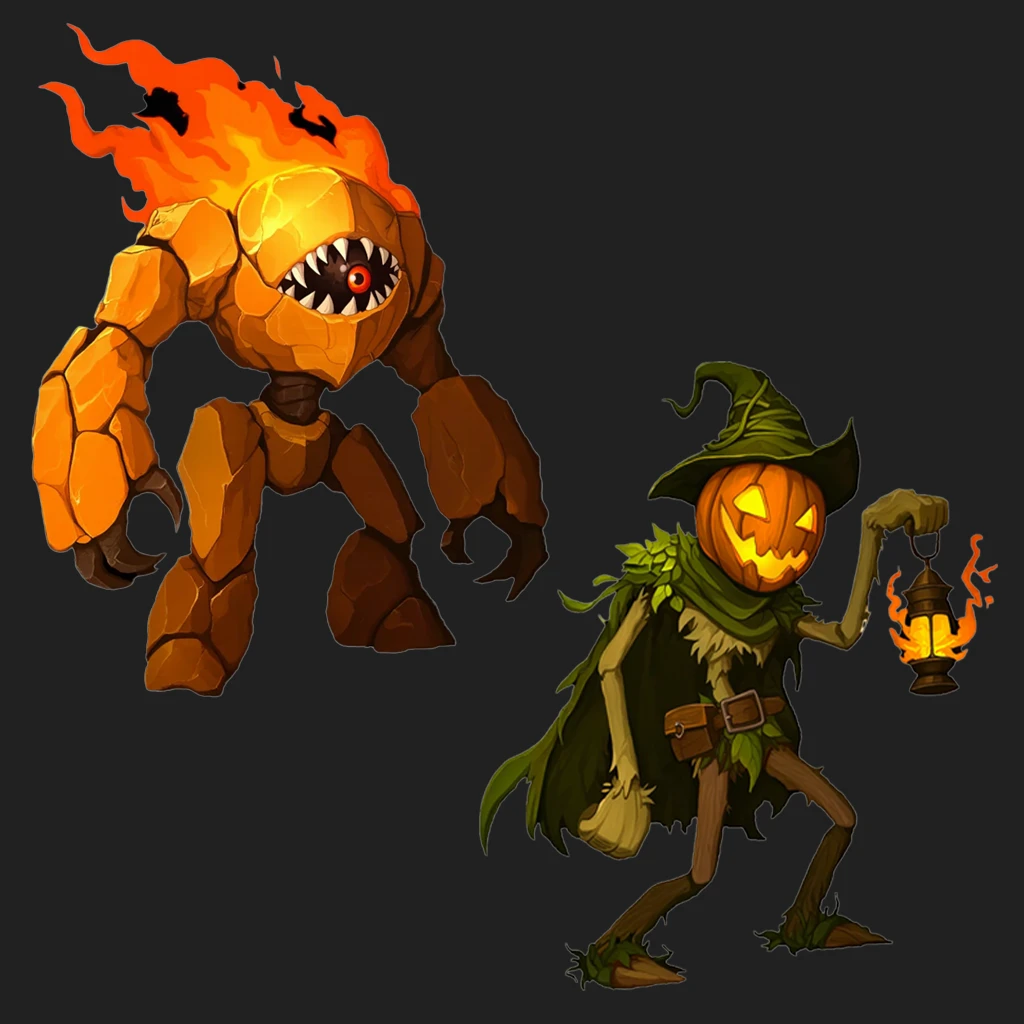 RPG 판타지 크리처 & 영웅 패키지 style preview image 3