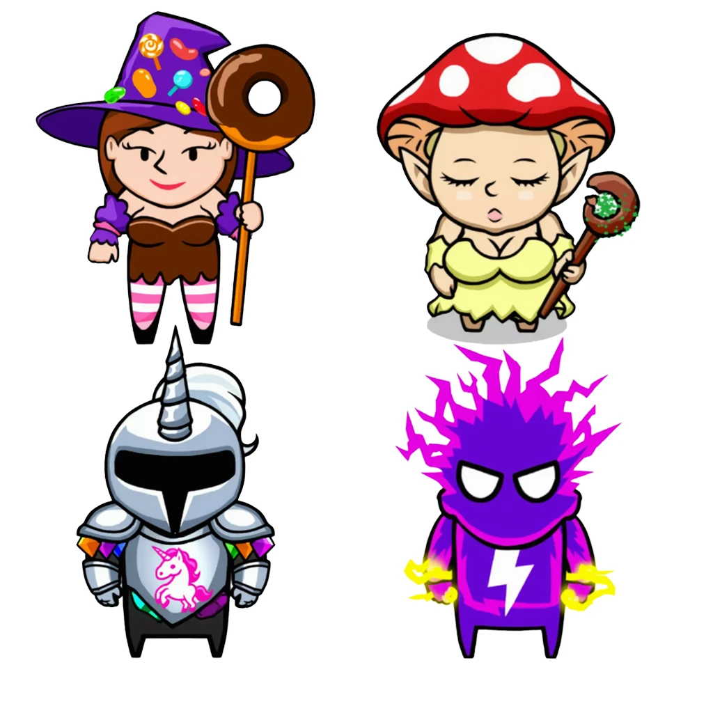 판타지 치비 귀여운 캐릭터 에셋 style preview image 2